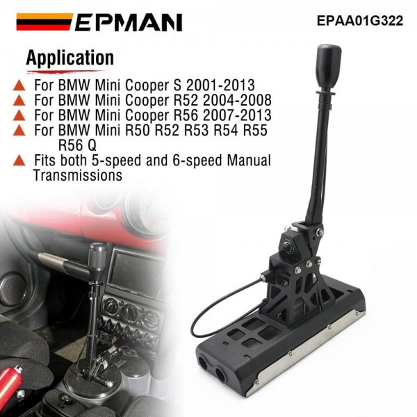 EPMAN Pro Short Shifter For Mini Cooper S R53 / R56 (Manual Gearbox) Billet Aluminium Performance Kit EPAA01G322
