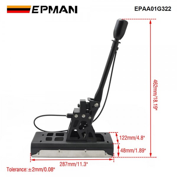 EPMAN Pro Short Shifter For Mini Cooper S R53 / R56 (Manual Gearbox) Billet Aluminium Performance Kit EPAA01G322