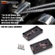 EPMAN Aluminum Car Billet Firewall Shifter Cable Grommet Mount Kit w/ K-Series Swap For Honda For Civic K20 For Acura Integra EPAA01G37