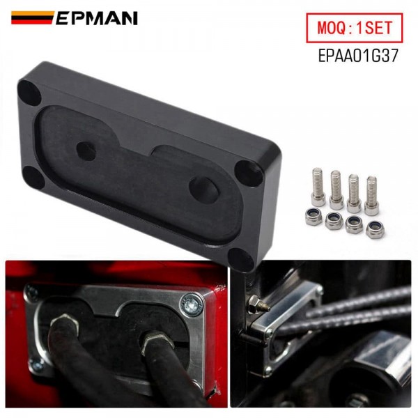 EPMAN Aluminum Car Billet Firewall Shifter Cable Grommet Mount Kit w/ K-Series Swap For Honda For Civic K20 For Acura Integra EPAA01G37