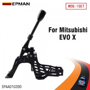 EPMAN Short Shifter Kit For Mitsubishi EVO X 2008-2015 CZ4A Manual 50% Shorter Throw Black EPAA01G390