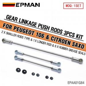 EPMAN 245283 2452/e1 Gear Linkage Push Rods 3pcs Kit Seal For Peugeot 106 For Citroen Saxo EPAA01G84