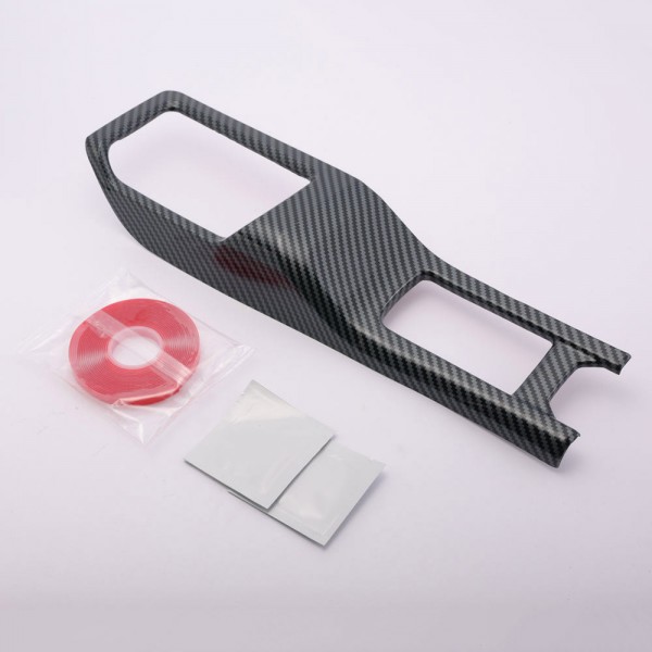 SHINEKA Carbon Fiber Grain Leaf Plate Air Inlet Cover Trim For Jeep Wrangler JL JT 2018+ (2pcs)