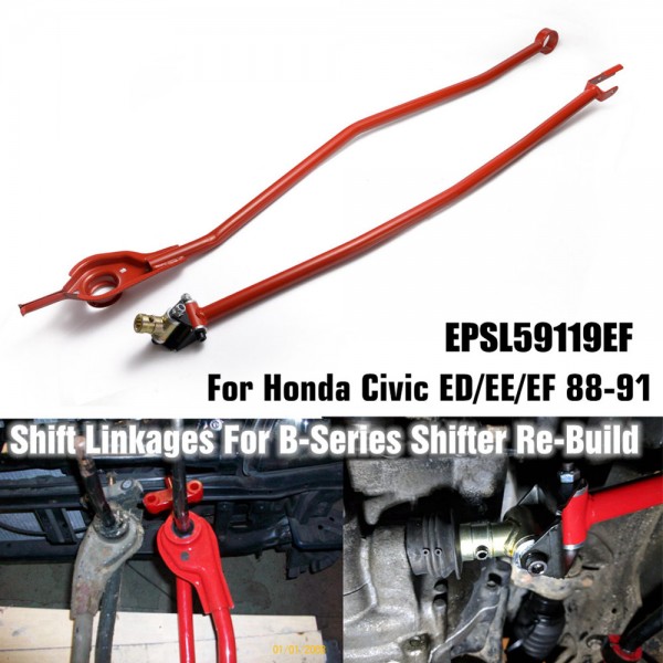 EPMAN Mounts Gear Shift Linkage Kit for EF 88-91 Civic/ CRX ED/EE/EF B16 B17 B18 with B-Series Engine EPSL59119EF 