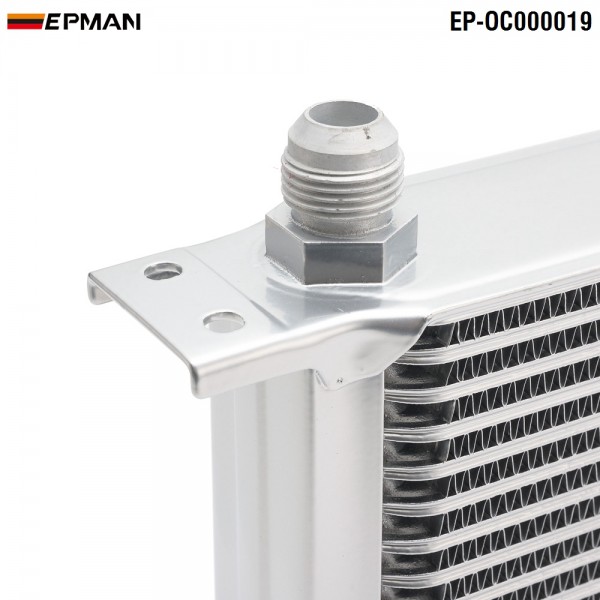 TANSKY Aluminium British Style Egine Transmission Oil Cooler AN8 / AN10 Fitting 7/9/10/13/16/19/25/28/30 Row TANSKY Aluminium British Style Egine Transmission Oil Cooler AN8 / AN10 Fitting 7/9/10/13/16/19/25/28/30 Row