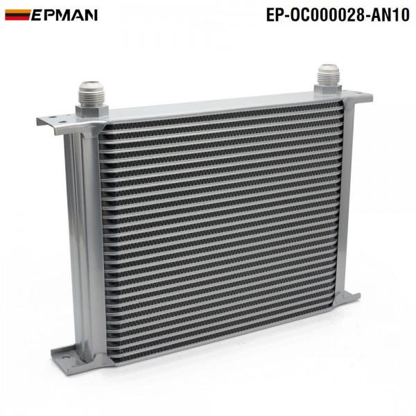 TANSKY Aluminium British Style Egine Transmission Oil Cooler AN8 / AN10 Fitting  7/9/10/13/16/19/25/28/30 Row