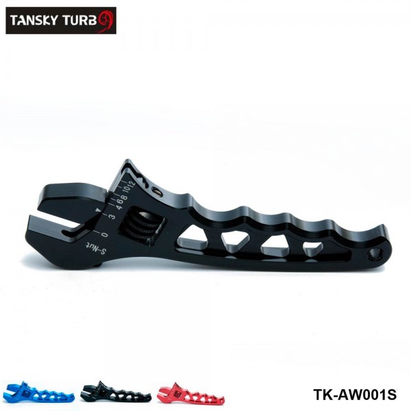 TANSKY - 3AN-12AN Adjustable AN Wrench Hose Fitting Tool Aluminum Anodized Spanner TK-AW001S TANSKY - 3AN-12AN Adjustable AN Wrench Hose Fitting Tool Aluminum Anodized Spanner TK-AW001S