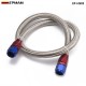 2013 AN8-0 Universal fuel / Oil hose Kit Stainless Steel Braided hose 1meter w/ fitting EP-HS03