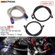 EPMAN 10PCS/LOT 55" 10AN Stainless Steel Braided Oil/Fuel Line w/ Fitting Hose End Adapter 