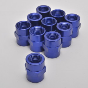 EPMAN -10PCS/LOT Fitting Flare Reducer Female -12 AN to Female -10 Blue Flare Reducers Alloy Fitting 10ANN-12ANN