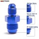 TANSKY 10PCS/LOT 4AN 6NA 8AN 10AN Male to AN4 AN6 AN8 AN10 Male Flare Coupler Union Straight Fuel Hose Adapter Fitting Blue TANSKY 10PCS/LOT 4AN 6NA 8AN 10AN Male to AN4 AN6 AN8 AN10 Male Flare Coupler Union Straight Fuel Hose Adapter Fitting Blue