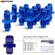 TANSKY 10PCS/LOT 4AN 6NA 8AN 10AN Male to AN4 AN6 AN8 AN10 Male Flare Coupler Union Straight Fuel Hose Adapter Fitting Blue TANSKY 10PCS/LOT 4AN 6NA 8AN 10AN Male to AN4 AN6 AN8 AN10 Male Flare Coupler Union Straight Fuel Hose Adapter Fitting Blue