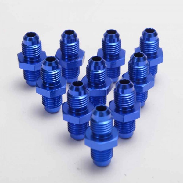 TANSKY 10PCS/LOT 4AN 6NA 8AN 10AN Male to AN4 AN6 AN8 AN10 Male Flare Coupler Union Straight Fuel Hose Adapter Fitting Blue TANSKY 10PCS/LOT 4AN 6NA 8AN 10AN Male to AN4 AN6 AN8 AN10 Male Flare Coupler Union Straight Fuel Hose Adapter Fitting Blue