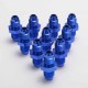 TANSKY 10PCS/LOT 4AN 6NA 8AN 10AN Male to AN4 AN6 AN8 AN10 Male Flare Coupler Union Straight Fuel Hose Adapter Fitting Blue