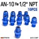 AN10 To 1/2NPT +$2.00