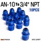 AN10 To 3/4NPT +$2.00