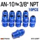 AN10 To 3/8NPT +$2.00