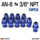 AN8 To 3/8NPT +$1.00