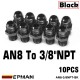 AN8 To 3/8NPT +$1.00