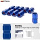 TANSKY 10PCS/LOT 4AN 6AN 8AN 10AN Female to AN4 AN6 AN8 AN10 Female Straight Swivel Coupler Union Fitting Adapter Aluminum Blue