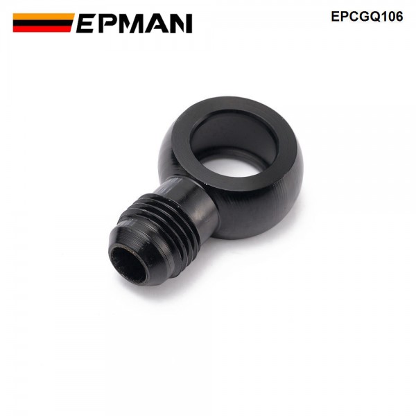 EPMAN 6AN x 1/4NPSM Transmission Oil Cooler 90 Degree Banjo Fittings For GM 4L80E 97-10 EPCGQ106