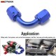 EPMAN 10PCS AN4 AN6 AN8 AN10 90 Degree 45 Degree Swivel Female To Female Flare Union Adapter Fitting Oil Fuel EPMAN 10PCS AN4 AN6 AN8 AN10 90 Degree 45 Degree Swivel Female To Female Flare Union Adapter Fitting Oil Fuel