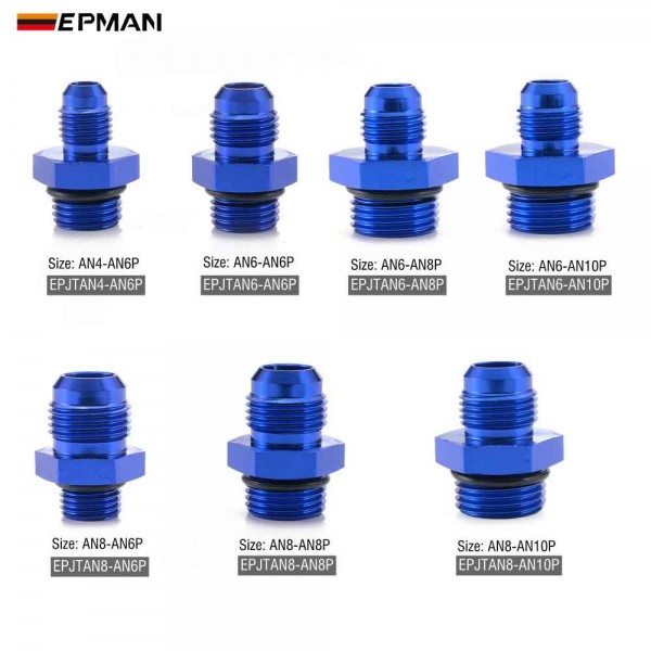 EPMAN 10PCS Straight AN4 AN6 AN8 AN10 AN12 Male Flare To O Ring Boss ORB Male Fuel Pump Rail Adapter Aluminum AN Flare Twin Hose Fitting EPMAN 10PCS Straight AN4 AN6 AN8 AN10 AN12 Male Flare To O Ring Boss ORB Male Fuel Pump Rail Adapter Aluminum AN Flare Twin Hose Fitting