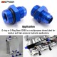EPMAN 10PCS Straight AN4 AN6 AN8 AN10 AN12 Male Flare To O Ring Boss ORB Male Fuel Pump Rail Adapter Aluminum AN Flare Twin Hose Fitting EPMAN 10PCS Straight AN4 AN6 AN8 AN10 AN12 Male Flare To O Ring Boss ORB Male Fuel Pump Rail Adapter Aluminum AN Flare Twin Hose Fitting