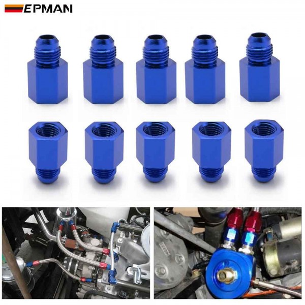 TANSKY 10PCS/LOT Flare Aluminum Blue Fitting Female -1/8NPT -3/8NPT -1/4NPT -1/2NPT to Male -4AN -6AN -8AN -10AN Oil Cooler Fuel Pump Filter Rail Regulator Fitting TANSKY 10PCS/LOT Flare Aluminum Blue Fitting Female -1/8NPT -3/8NPT -1/4NPT -1/2NPT to Male -4AN -6AN -8AN -10AN Oil Cooler Fuel Pump Filter Rail Regulator Fitting