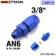 AN6 to 3/8 tube (blue)