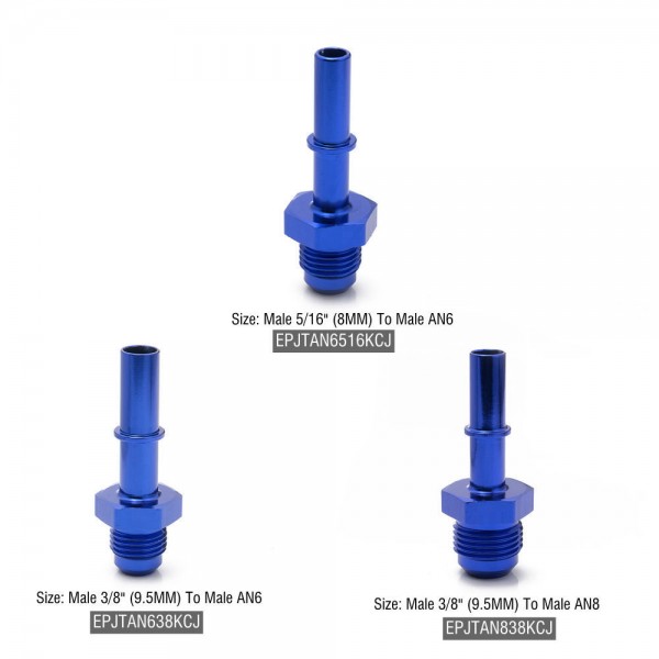 EPMAN 10PCS AN6 AN8 Quick Disconnect EFI Fitting To 5/16" 3/8" Male Quick Connect LS Fitting Adapter EPMAN 10PCS AN6 AN8 Quick Disconnect EFI Fitting To 5/16" 3/8" Male Quick Connect LS Fitting Adapter
