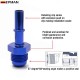 EPMAN 10PCS AN6 AN8 Quick Disconnect EFI Fitting To 5/16" 3/8" Male Quick Connect LS Fitting Adapter EPMAN 10PCS AN6 AN8 Quick Disconnect EFI Fitting To 5/16" 3/8" Male Quick Connect LS Fitting Adapter