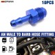 EPMAN 10PCS Aluminum Flare Push On Barb Adapter AN6/AN8 Male To 1/2" 5/16" 3/8" 6/25" Outer Diameter Hose Barb Fittings EPMAN 10PCS Aluminum Flare Push On Barb Adapter AN6/AN8 Male To 1/2" 5/16" 3/8" 6/25" Outer Diameter Hose Barb Fittings