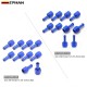 EPMAN 10PCS Straight AN6 Female 6-AN To 5/16" (8mm) Swivel Barb Fitting Hose Push On Blue EPJTAN6M-516C