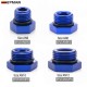 EPMAN 10PCS 6AN 8AN 10AN 12AN Block Off Cap Male Adapter Fitting Plug Aluminium Alloy