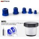 TANSKY 3/4"NPT 1/2"NPT 3/8"NPT 1/4"NPT 1/8"NPT Plug Male Hex Head Fitting Adapter Aluminum 10PCS/LOT Blue TANSKY 3/4"NPT 1/2"NPT 3/8"NPT 1/4"NPT 1/8"NPT Plug Male Hex Head Fitting Adapter Aluminum 10PCS/LOT Blue