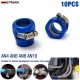 TANSKY 10PCS AN4/ AN6/AN8/ AN10 Hose Clamp Fuel Pipe Clip Oil Water Tube Hose Fittings Clamps Adapter TANSKY 10PCS AN4/ AN6/AN8/ AN10 Hose Clamp Fuel Pipe Clip Oil Water Tube Hose Fittings Clamps Adapter
