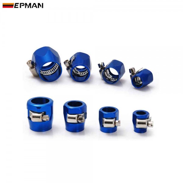 TANSKY 10PCS AN4/ AN6/AN8/ AN10 Hose Clamp Fuel Pipe Clip Oil Water Tube Hose Fittings Clamps Adapter TANSKY 10PCS AN4/ AN6/AN8/ AN10 Hose Clamp Fuel Pipe Clip Oil Water Tube Hose Fittings Clamps Adapter