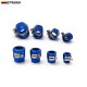 TANSKY 10PCS AN4/ AN6/AN8/ AN10 Hose Clamp Fuel Pipe Clip Oil Water Tube Hose Fittings Clamps Adapter 