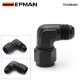 EPMAN AN4/AN6/AN8/AN10/AN12 Female to Male 90 Degree Swivel Adapter Aluminum Fuel Fitting TKGZMAN EPMAN AN4/AN6/AN8/AN10/AN12 Female to Male 90 Degree Swivel Adapter Aluminum Fuel Fitting TKGZMAN