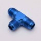 EPMAN AN3 AN4 AN6 AN8 AN10 AN12 Aluminum Flare Tee Fitting Junction Coupler Adapter Fit Oil / Turbo Fuel Line / Rail Pump Injector Fitting