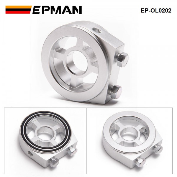 EPMAN Universal Oil Filter Cooler Sandwich Plate Adapter M22*1.5 M20*1.5 M18*1.5 3/4-16 Oil Adapter EP-OL0202 EPMAN Universal Oil Filter Cooler Sandwich Plate Adapter M22*1.5 M20*1.5 M18*1.5 3/4-16 Oil Adapter EP-OL0202