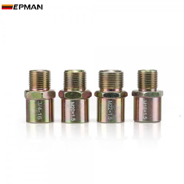 EPMAN Universal Oil Filter Cooler Sandwich Plate Adapter M22*1.5 M20*1.5 M18*1.5 3/4-16 Oil Adapter EP-OL0202 EPMAN Universal Oil Filter Cooler Sandwich Plate Adapter M22*1.5 M20*1.5 M18*1.5 3/4-16 Oil Adapter EP-OL0202