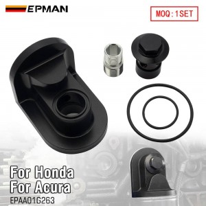 EPMAN 90 Degree Oil Filter Relocation Adapter For Honda EG EK Civic K B D H F Series EPAA01G263