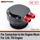 EPMAN 3.0L TDI Oil Cooler Flange Billet Aluminum Oil Filter Cover for Connection to the Engine Block EPAA01G350