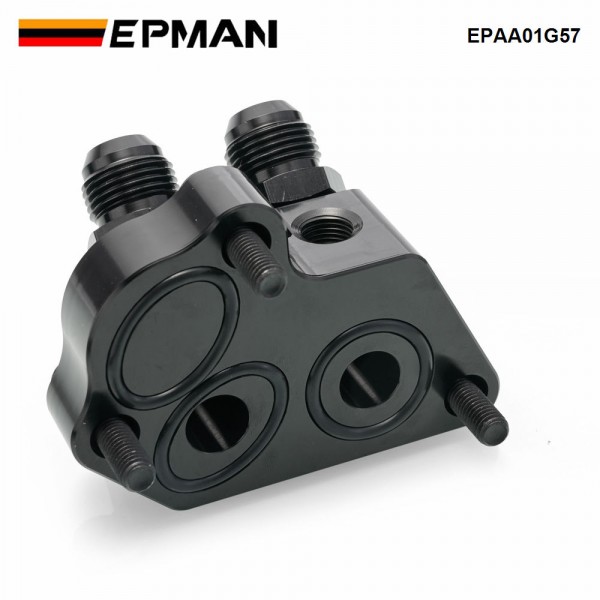 EPMAN Oil Filter Relocation Kit For Mustang GT / 150 GT350 & GT500 For Ford 5.0 / 5.2 Coyote EPAA01G57