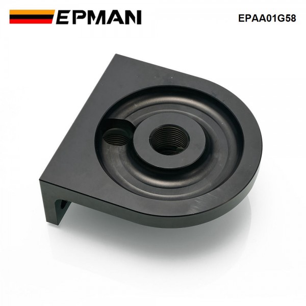 EPMAN Billet Aluminum Oil Filter Relocation Kit For Mustang GT / F150 Adapters For Ford 4.6 / 5.4 EPAA01G58