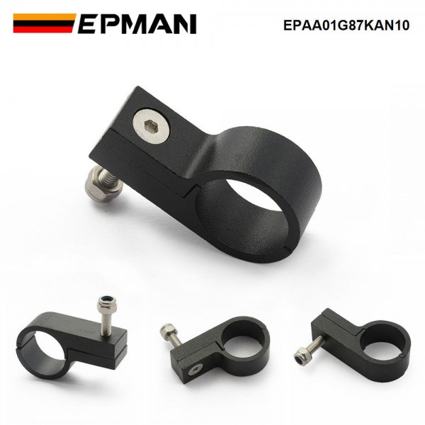 EPMAN 5 PCS/Pack Aluminum 19mm P-Clip Clamp Fit AN10/AN8 Hose and Line Mounting Clamps EPAA01G87KAN10 EPMAN 5 PCS/Pack Aluminum 19mm P-Clip Clamp Fit AN10/AN8 Hose and Line Mounting Clamps EPAA01G87KAN10
