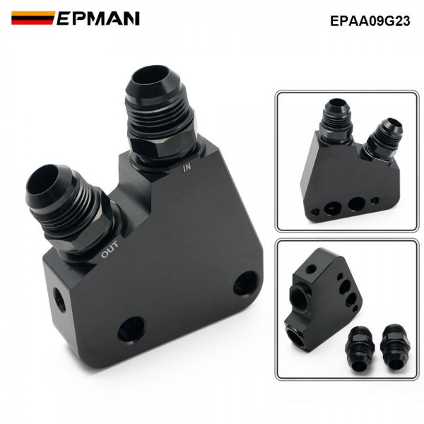 EPMAN Engine Oil Cooler Adapter Kit Suitable for GM LS LS1 LS2 LS3 LS6 LS7 LS9 2005-2019 Corvette EPAA09G23 EPMAN Engine Oil Cooler Adapter Kit Suitable for GM LS LS1 LS2 LS3 LS6 LS7 LS9 2005-2019 Corvette EPAA09G23