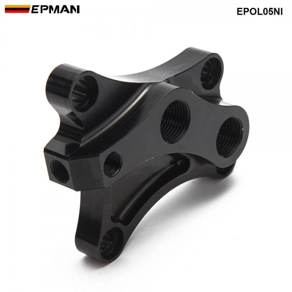 EPMAN Oil Wedge Block Adaptor For Nissan 240SX SR20DET S13 14 EPOL05NI